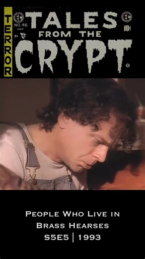 Tales From the Crypt - People Who Live in Brass Hearses (1993) Clip 3 of 19 A tale of revenge, ice cream truck drivers, brotherly love, and WHAT DID BILL PAXTON JUST DO WITH THAT BUTTER STICK?!? The episode includes aforementioned Paxton, Brad Dourif, Laine Kazan, and Michael Lerner. There’s also a fun appearance from “Thud Butt” himself Raushan Hammond (Hook). #fyp #horrorcomedy #90s #HBO