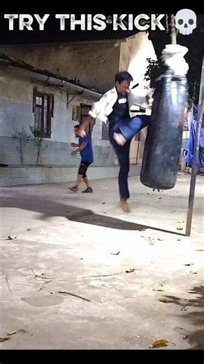 High ? Jump•kneeKick for Speed & Power 💀 try this kick🦵#tonyjaa #experiment #newtrend #shorts #vidio