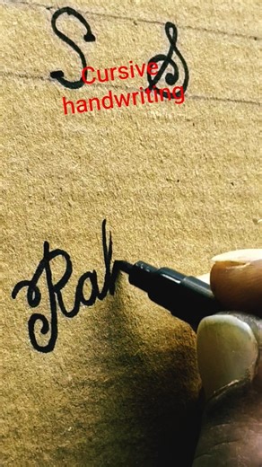 How to write cursive handwriting in English ll cursive handwriting practice ll