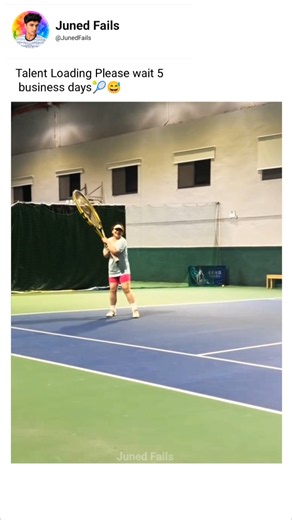 Talent Loading Please wait 5 business days 🎾😅