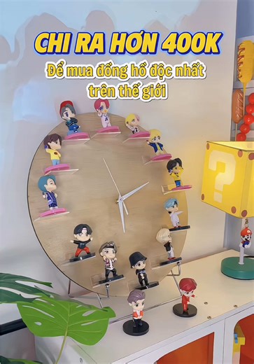 Đồng hồ độc nhất vô nhị #hamedecor #decor #diy