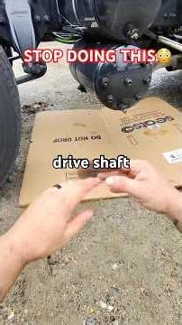 DIESEL MECHANICS STOP STRUGGLING WITH THE DRIVESHAFT INSTALL (easier way) #howto #diy