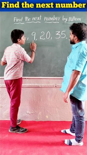find the next number by pattern / innovative ideas #education #maths #school #students #trending