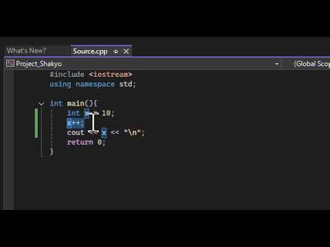 C++ 029 値に1を足す＝インクリメント＝increment = ＋＋（＝プラスを2回入力）