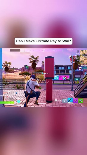 Can I Make Fortnite Pay to Win? Part 3 #fortnite #tomatofortnite