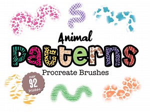 Animal Print Procreate Brushes: 92  Skin Pattern Designs (commercial License) - Etsy