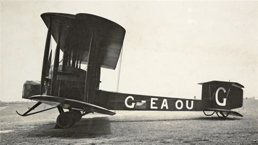 Video: Archival footage of the historic Vickers Vimy during the 1919 Air Race