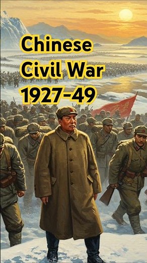 What happened in Chinese Civil War 1927-49? #china #history #civilwar #history
