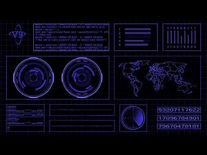 Blue Futuristic HUD Full HD 60 FPS