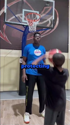 8FT Kid Is the Next Shaq?! 😱 #basketball #nba