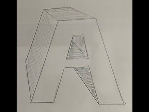 Letters in 1 Point Perspective