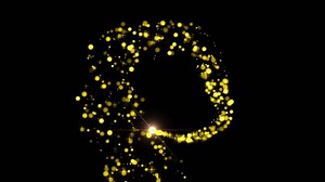 Holyday star dust trail spiral particle effect animation.