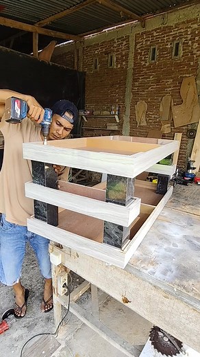 190K views · 1.8K reactions | Ide meja kopi persegi panjang sederhana simple rectangular coffee table ideas #table #coffetable #diy | Kursi Sofa Watampone | Facebook