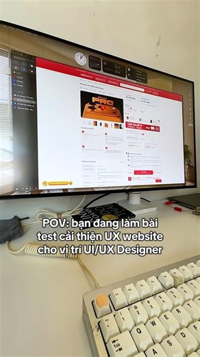 Làm test vị trí UX/UI Designer chung hông các con vk