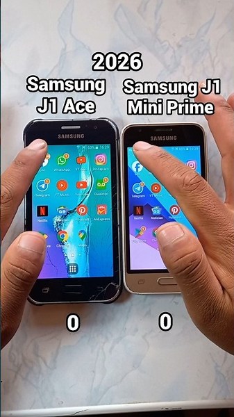 Samsung Galaxy J1 Ace vs Samsung Galaxy J1 Mini Prime, prueba de velocidad