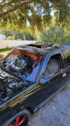 SprayedbyRo on Instagram: "Sunroof and headliner installation i knocked out a lil while back. We ship Sunroofs, Titan window and kits to any state. We accept AFFIRM Www.siempretumbado.com #sunroof #sunroofinstallation #obstrucks #chevy #sprayedbyro"