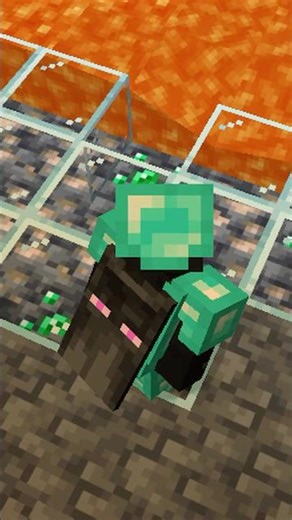 I did not want to find that while mining 💀 #minecraft #gaming #funny #shorts #fyp