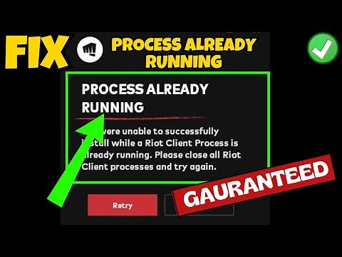 Valorant unable to install Riot client process already running Fix