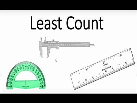 Least Count : How to find least Count of Vernier Calipers, IIT-JEE physics classes