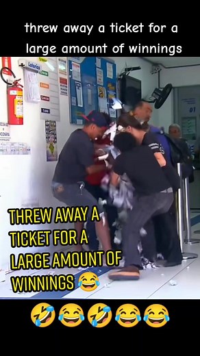 threw away a ticket for a large amount of winnings #funny #prank #funnyvideos #funnyprankvideo #prankvideocomedy #fyp #funnytiktokvideo #fypシ #funnytiktokvideos😂😂😂😂 #prankvideo😂😂😂 #failvideos #videofail