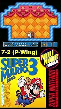 SUPER MARIO BROS. 3 [7-2] + SECRET P-WING #snes #mario #gaming #retro #shorts
