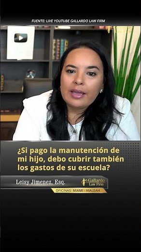 ¿Si pago la manutención de mi hijo, debo cubrir también los gastos de su escuela?