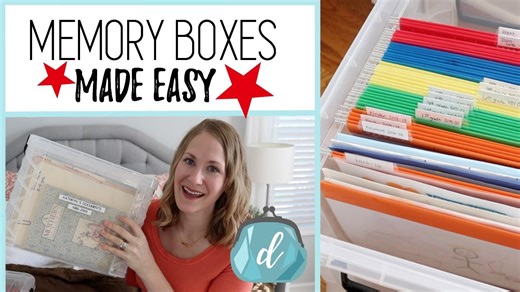 How to organize memorabilia & kids' artwork ❤️ Memory box ideas
