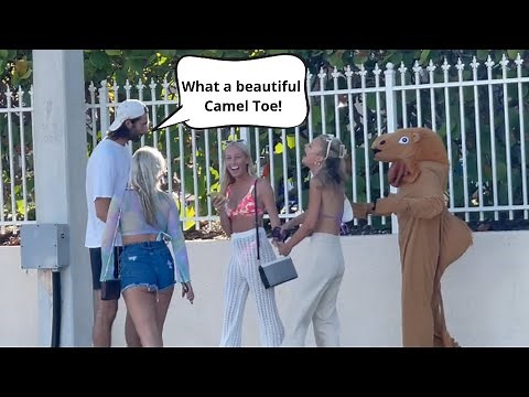 YOUR CAMEL TOE IS SHOWING! (Prank)