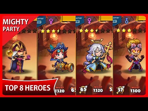 Mighty Party Game - Top 8 Order Ranged Heroes Sep 2021 - Best Order Deck
