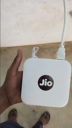 Jio Airfiber Router & 4k Set Top Box Installation Short Vlog 21 #jio #video #jionetwork