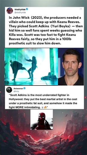 BOYKA vs. John Wick: Scott Adkins Caught Fans OFF GUARD as the Fat Villain #johnwick #shorts