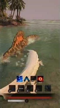 Tylosaurus vs Spino 1 minute on the clock #pathoftitans