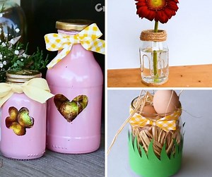 3 projects that will allow you to recycle glass jars creatively 🐣 | Creativo UK