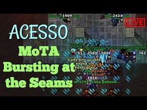 TIBIA🇧🇷 LIVE ACESSO MoTA Bursting at the Seams