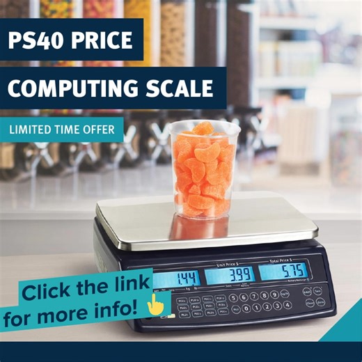 🎉 2025 Promotion! 🎉 Don't miss out on this limited time offer! ⏳ The Hobart PS40 scale is essential for kitchens and food prep areas 🍽️ to accurately weigh ⚖️ and portion recipe ingredients and prepared foods. 🍲 Click here to learn more! 👉 https://brnw.ch/21wU2Tl | Hobart Food Equipment and Service