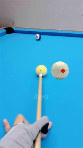 Use spin to set the cue ball