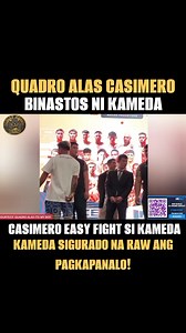 Quadro Alas Casimero Binastos Ni Kameda! Kyonosuke Kameda Sigurado na Daw Ang Pagkapanalo Mamaya!👀 #BUHAYKAMAOBoxing #CasimeroKameda #casimerovskameda #boxingmatch2025 #quadroalasitsmyboy #quadroalascasimero #boxingnews #QuadroAlas #Casimero #boxing | BUHAY KAMAO Boxing