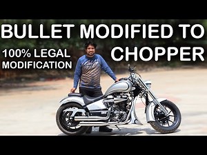 Modified Bullet Classic 500 in Chopper Modified Bullet Classic 500 GM Custom