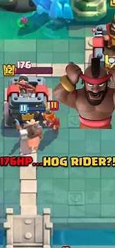 176HP HOG RAIDER MEME! epic comeback funny 😂 #clashroyale