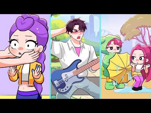 Jinu and Rumi Compilation – On a rainy day part 3 Mira and Abby Saja | Demon Slayer Kpop