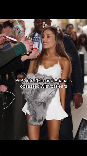#greenscreen cat ears were an icon #arianagrande #2014