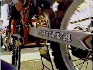 Throwback Treasure: Steve Evans Checks Out Healey Barber’s Iconic Cagiva 125 WMX on American Sports Cavalcade | Motocross Qc