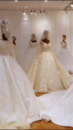 3 Most Beautiful Wedding dress UEver See#fashion #runway #dress#weddingdress #shortvideos#promdress