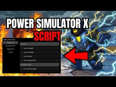 [ NEW, FREE ] Power Simulator X Script | Auto Train, Auto Upgrade, Aimlock, + More