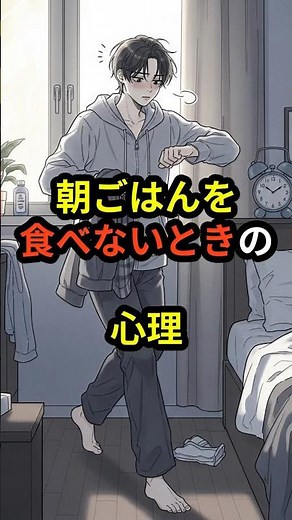 朝ごはんを食べない人の特徴！#心理学 #心理 #雑学