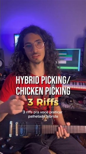 3 Riffs de Palhetada Hibrida