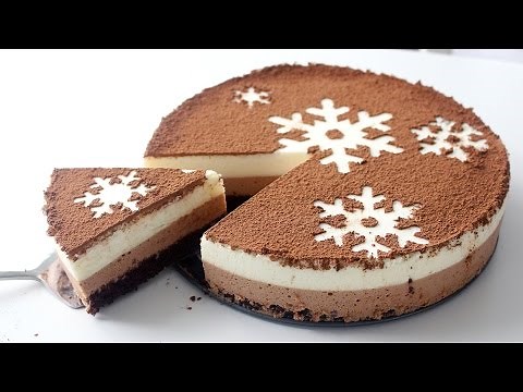 Chocolate Snowflake Mousse Cake | RECIPE