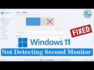 ✅ How To Fix Windows 11 Not Detecting Second Monitor