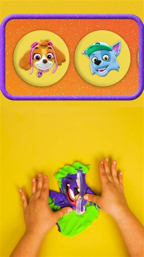guess which Nick Jr. character is being made from slime! #shorts