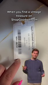 The feeling when you find a vintage gem on ShopGoodwill.com! 😍🔎 This Apple Clamshell iBook Model M6 is a true blast from the tech past! 🍏💻 Shop for Good on #ShopGoodwill while creating opportunities for people within the local communities across the nation. 💙 #VintageVibes #ShopGoodwill #CreateOpportunity | ShopGoodwill.com